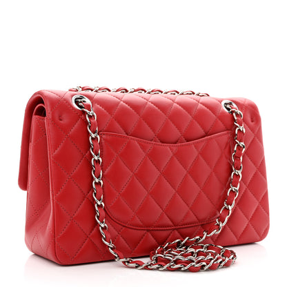 Chanel Lambskin Quilted Medium Double Flap Red 3 of 11