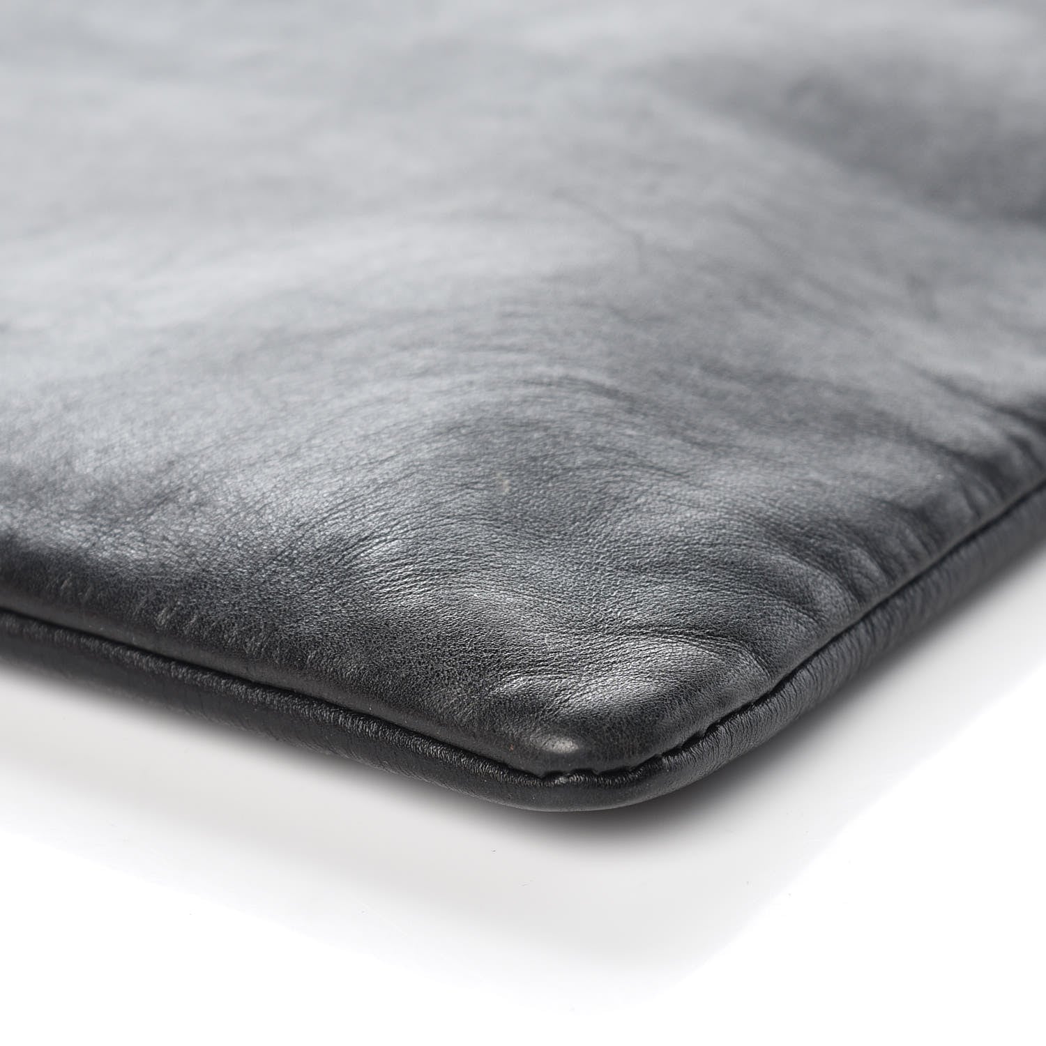 Saint Laurent Calfskin Zipped Clutch Black 15 of 17