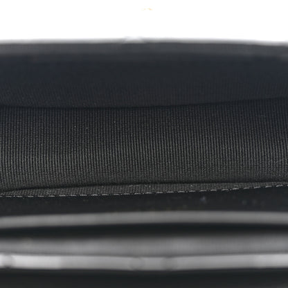 Chanel Patent Calfskin Quilted Mini Clutch Black 5 of 10