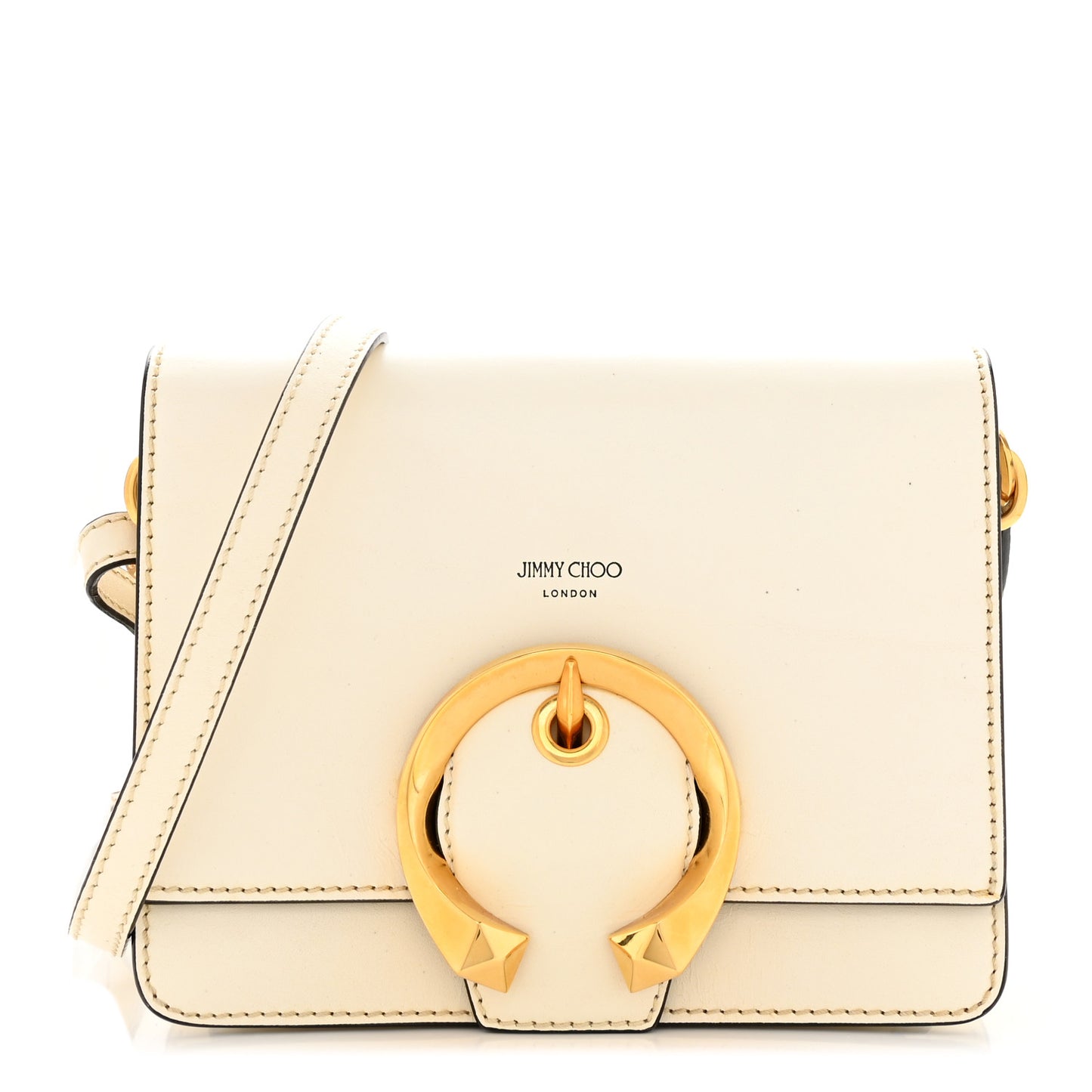 Calfskin Madeline Shoulder Bag White