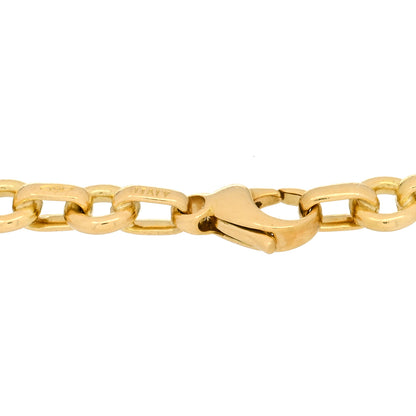 Tiffany 18K Yellow Gold Circle Link Chain Bracelet 3 of 3