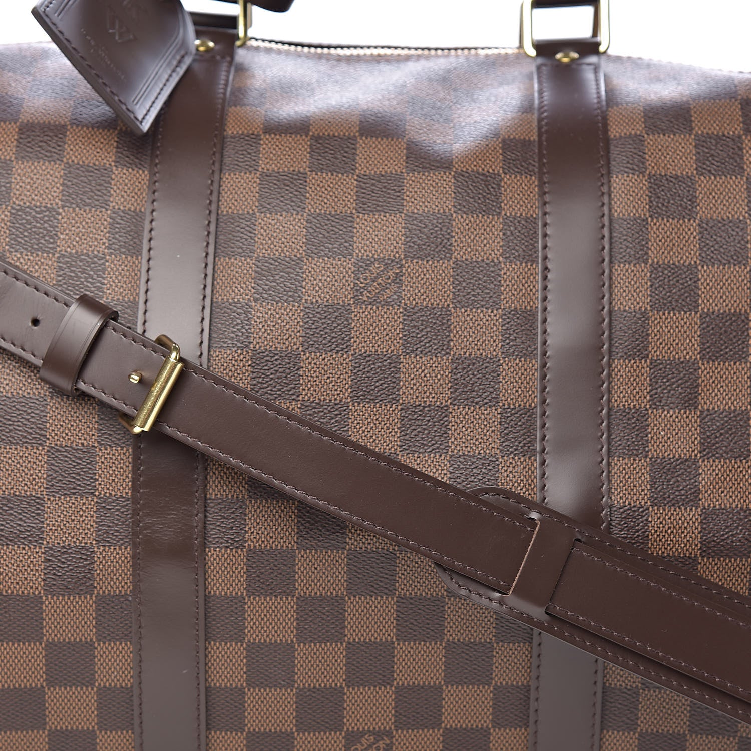 Louis Vuitton Damier Ebene Keepall Bandouliere 55 13 of 13