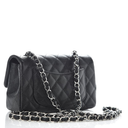 Chanel Caviar Quilted Mini Rectangular Flap Black 3 of 10