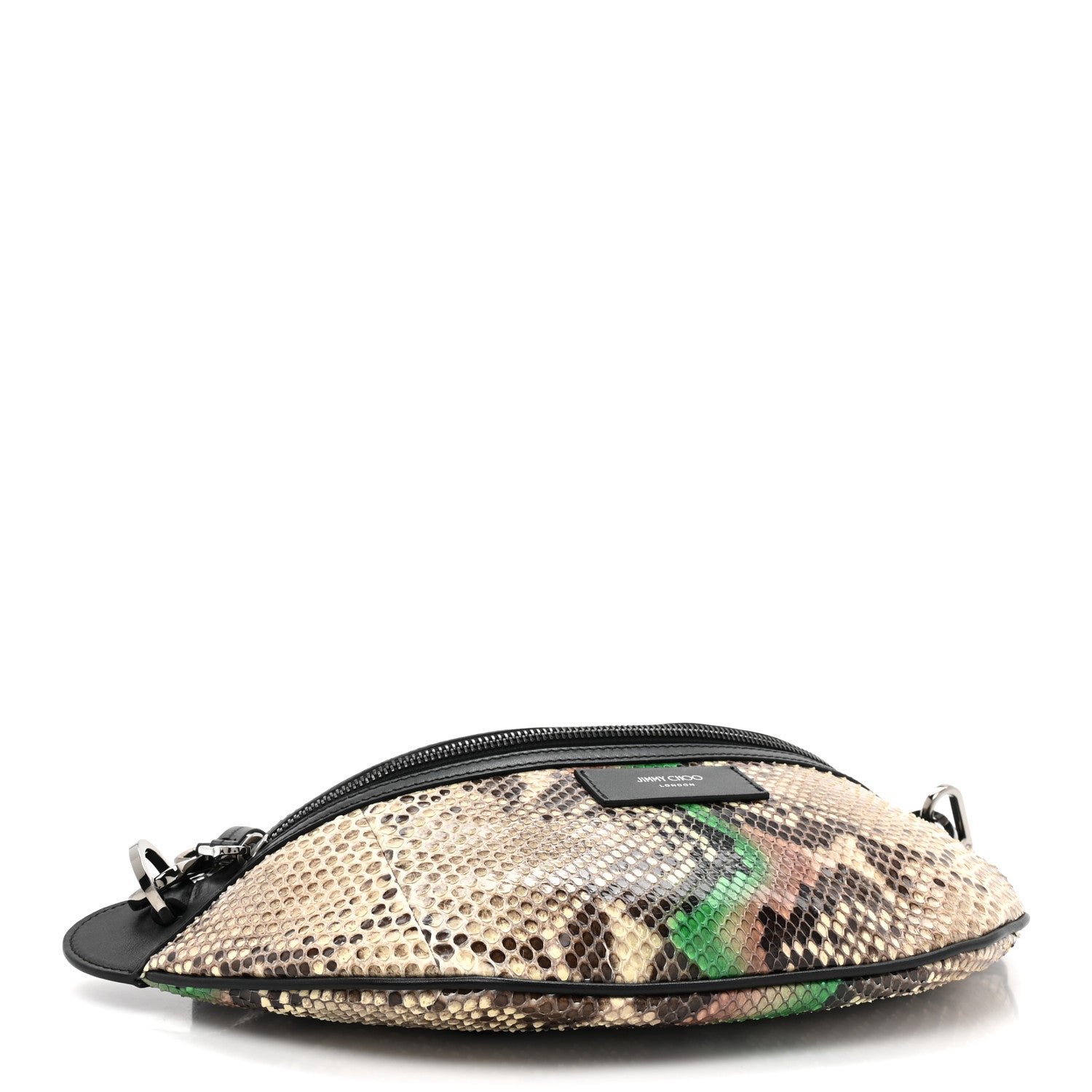 Jimmy Choo Snakeskin Belt Bag Beige Multicolor 4 of 8