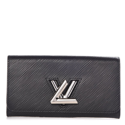Louis Vuitton Epi Twist Wallet Black 1 of 7