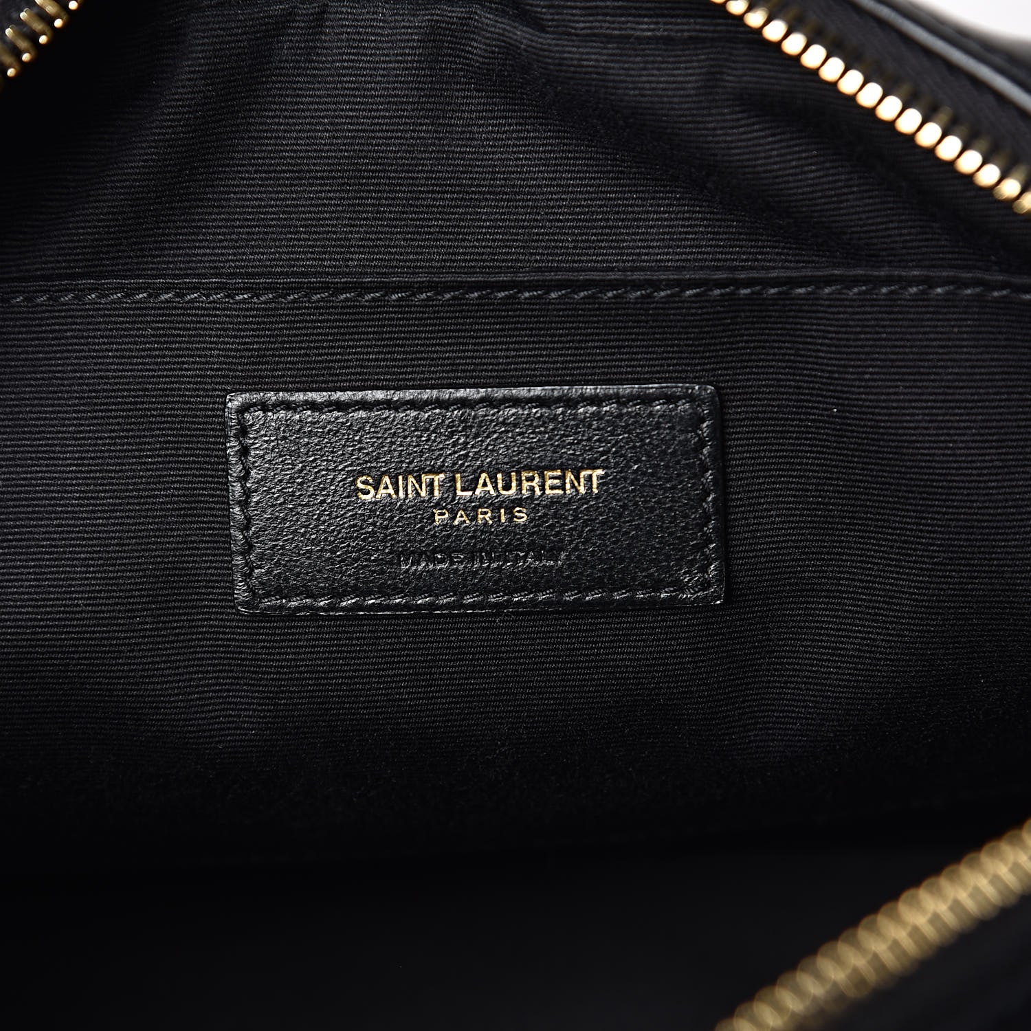 Saint Laurent Calfskin Matelasse Monogram Lou Camera Bag Black 6 of 10