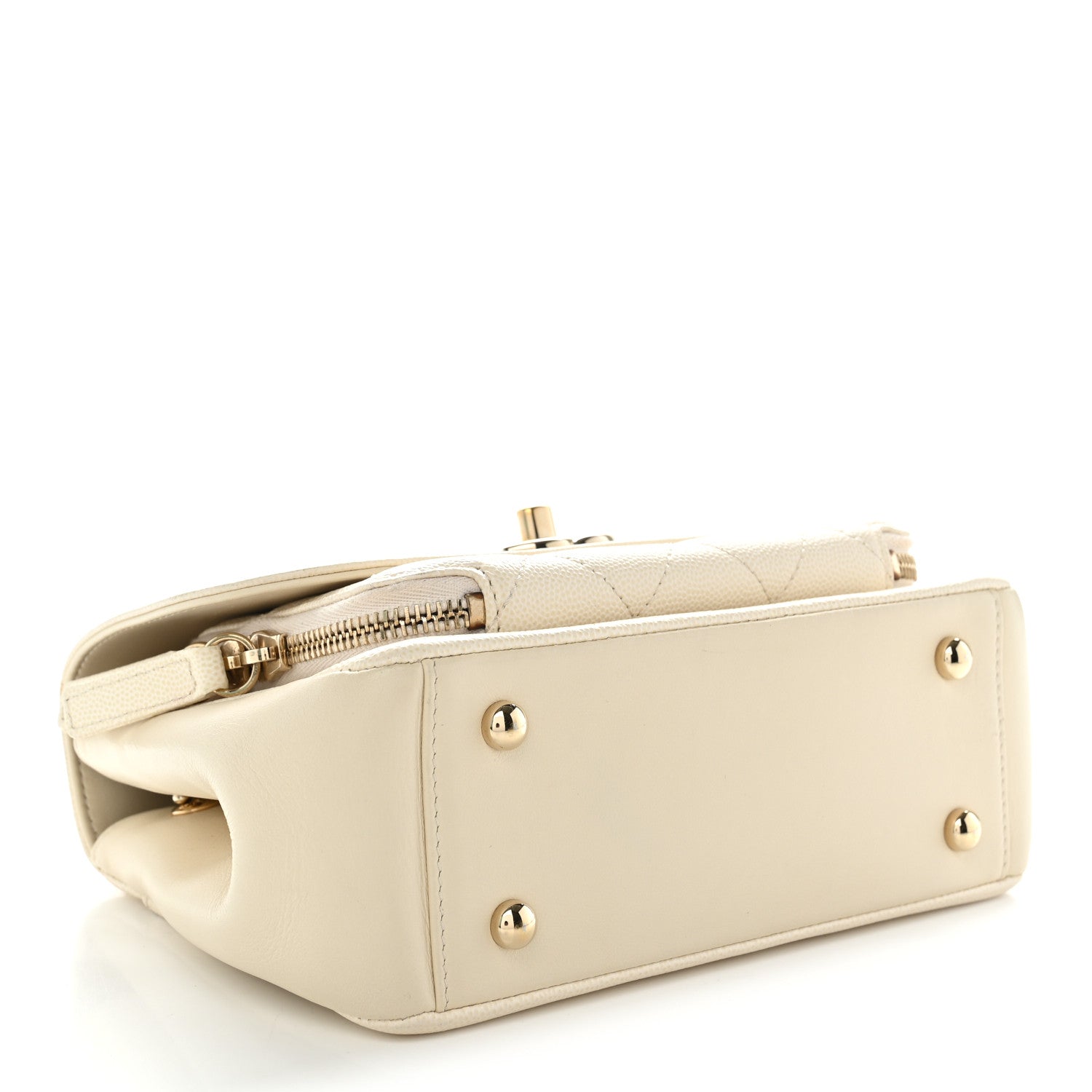 Chanel Caviar Quilted Small Business Affinity Flap White 4 of 12