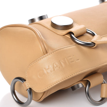 Chanel Lambskin CC Shoulder Bag Beige 10 of 12