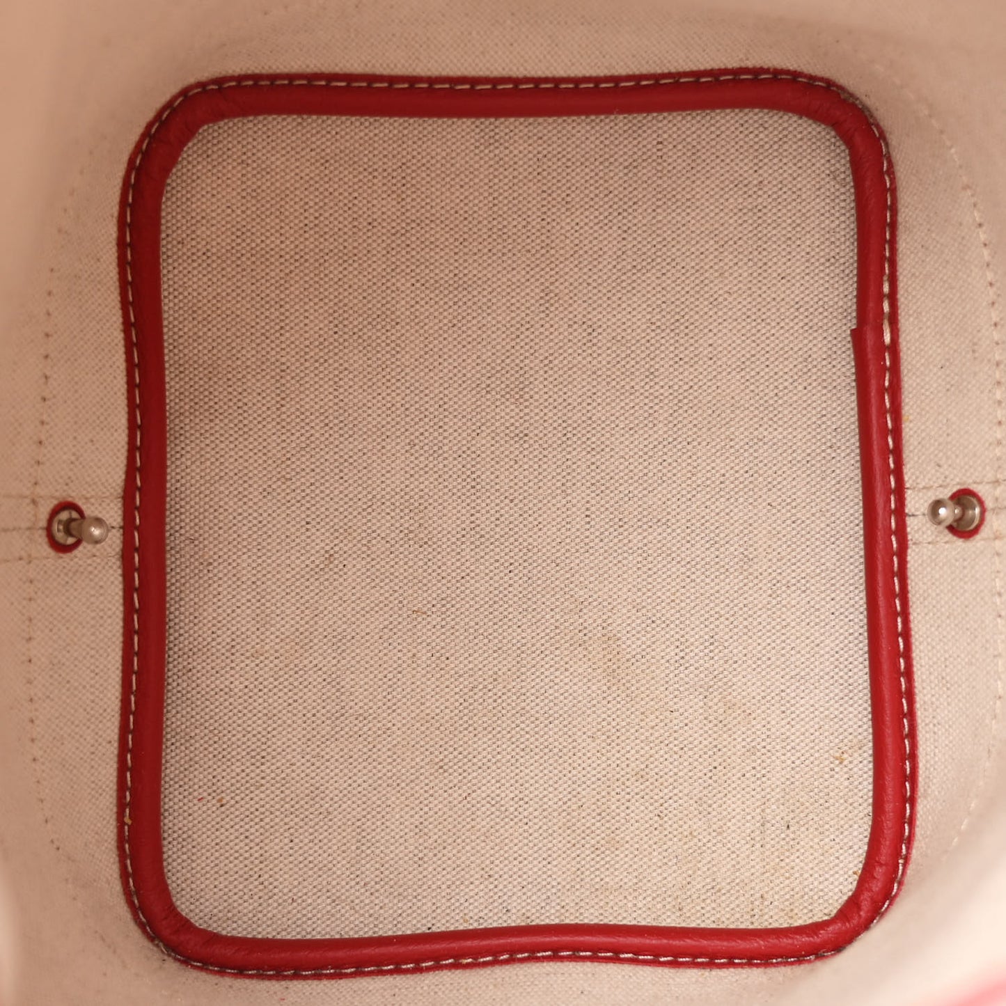 Goyardine Petit Flot Bucket Bag PM Red