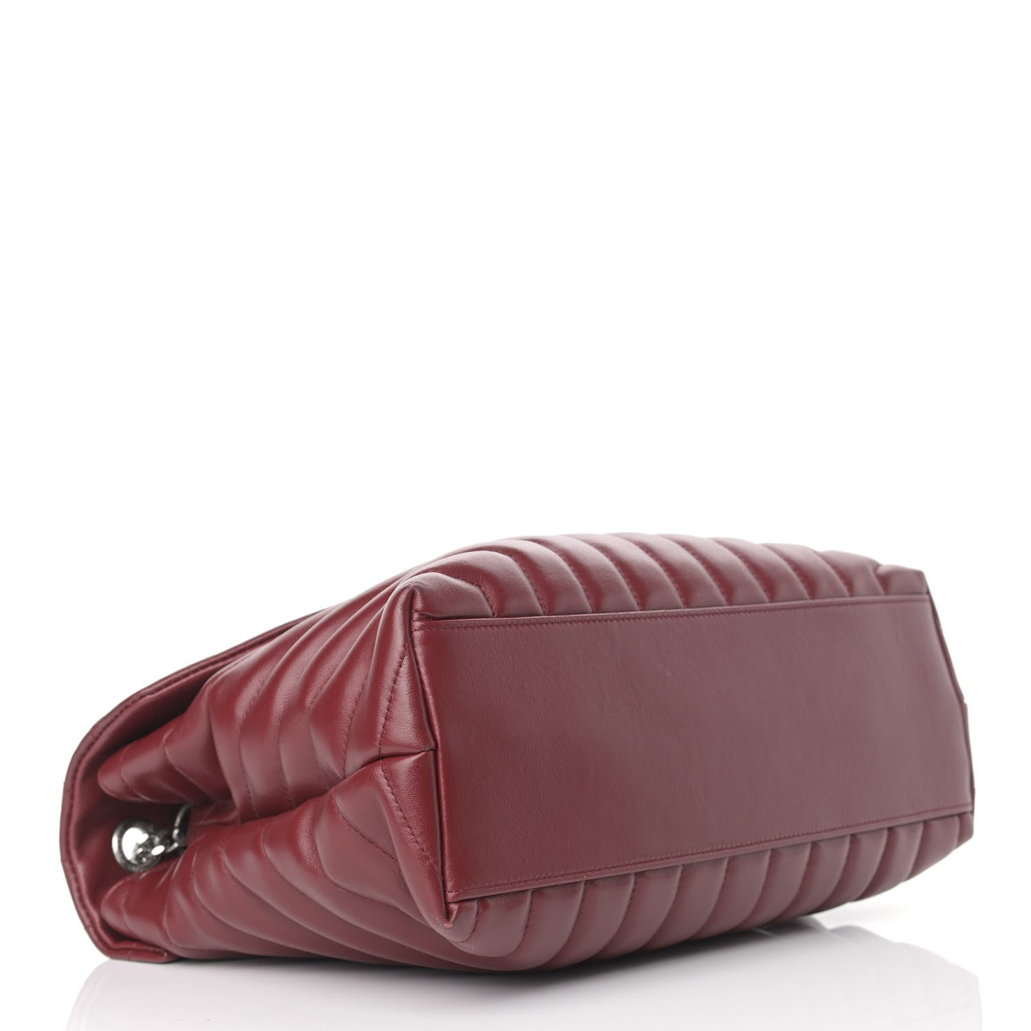Saint Laurent Calfskin Y Quilted Monogram Medium Loulou Chain Satchel Palissandre 3 of 13