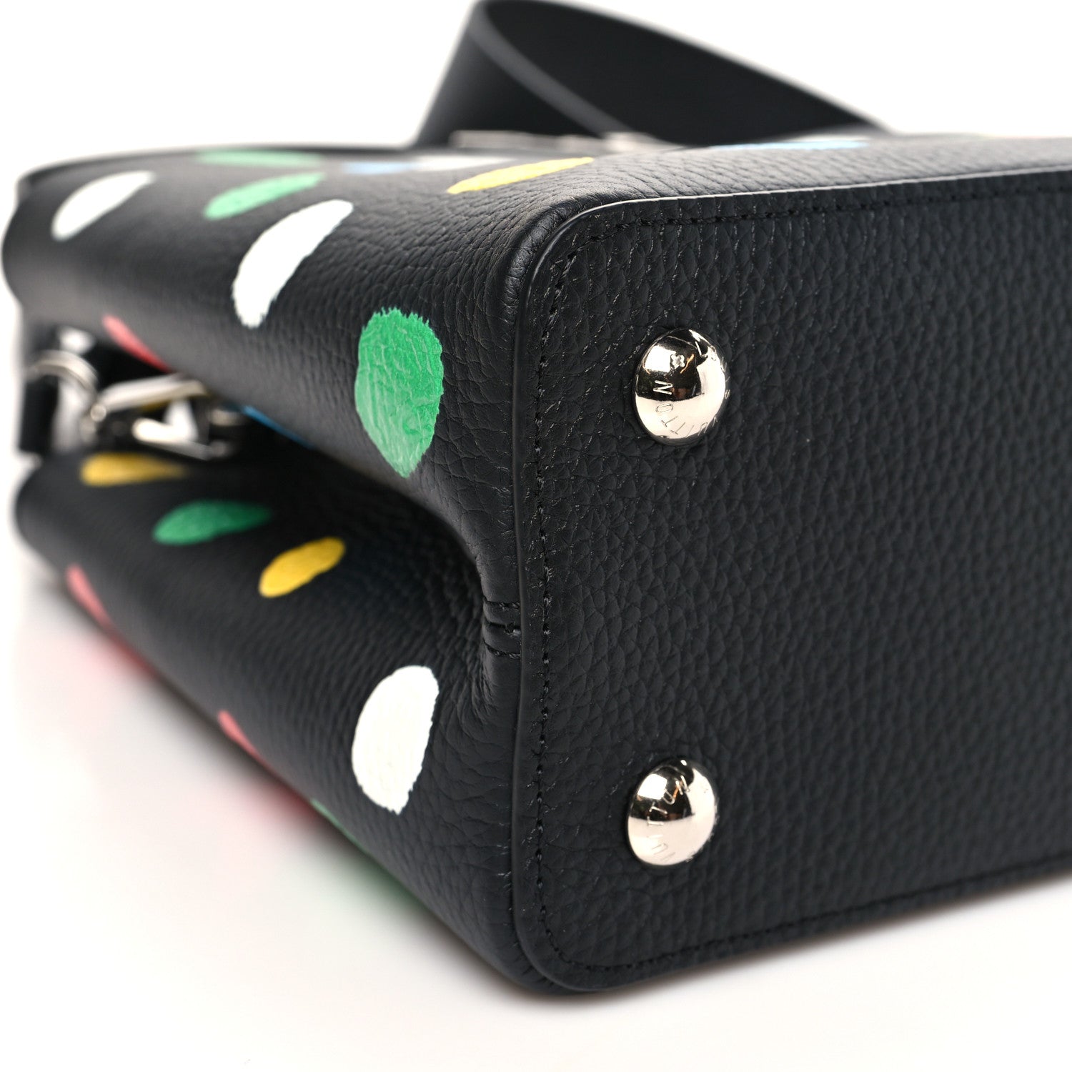 Louis Vuitton LV X YK Taurillon Capucines MM Black 8 of 10