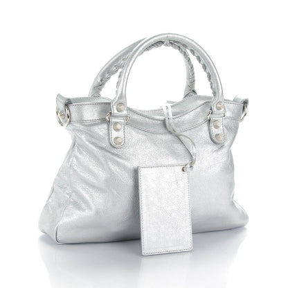 Balenciaga Agneau Giant 12 Silver Hardware Town Gris Aluminum 3 of 7