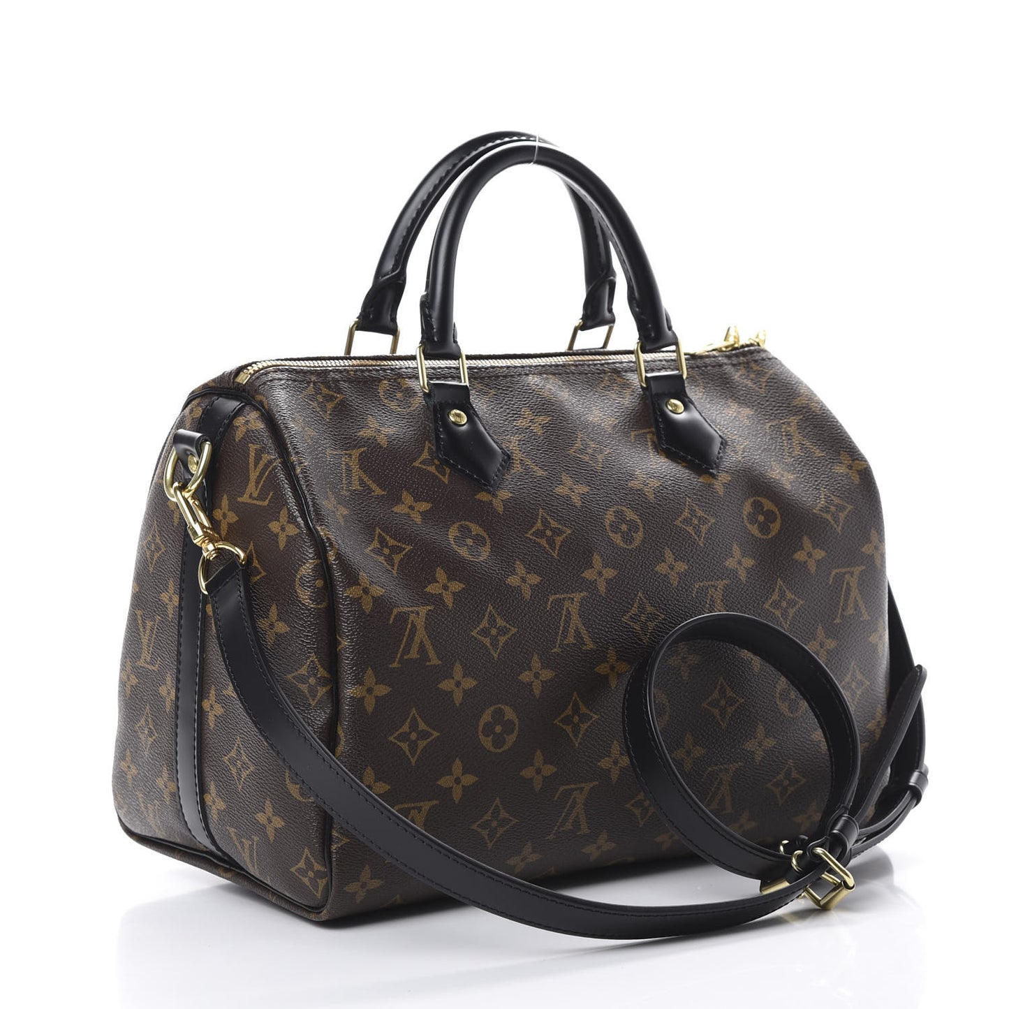 Monogram My World Tour Speedy Bandouliere 30 Black