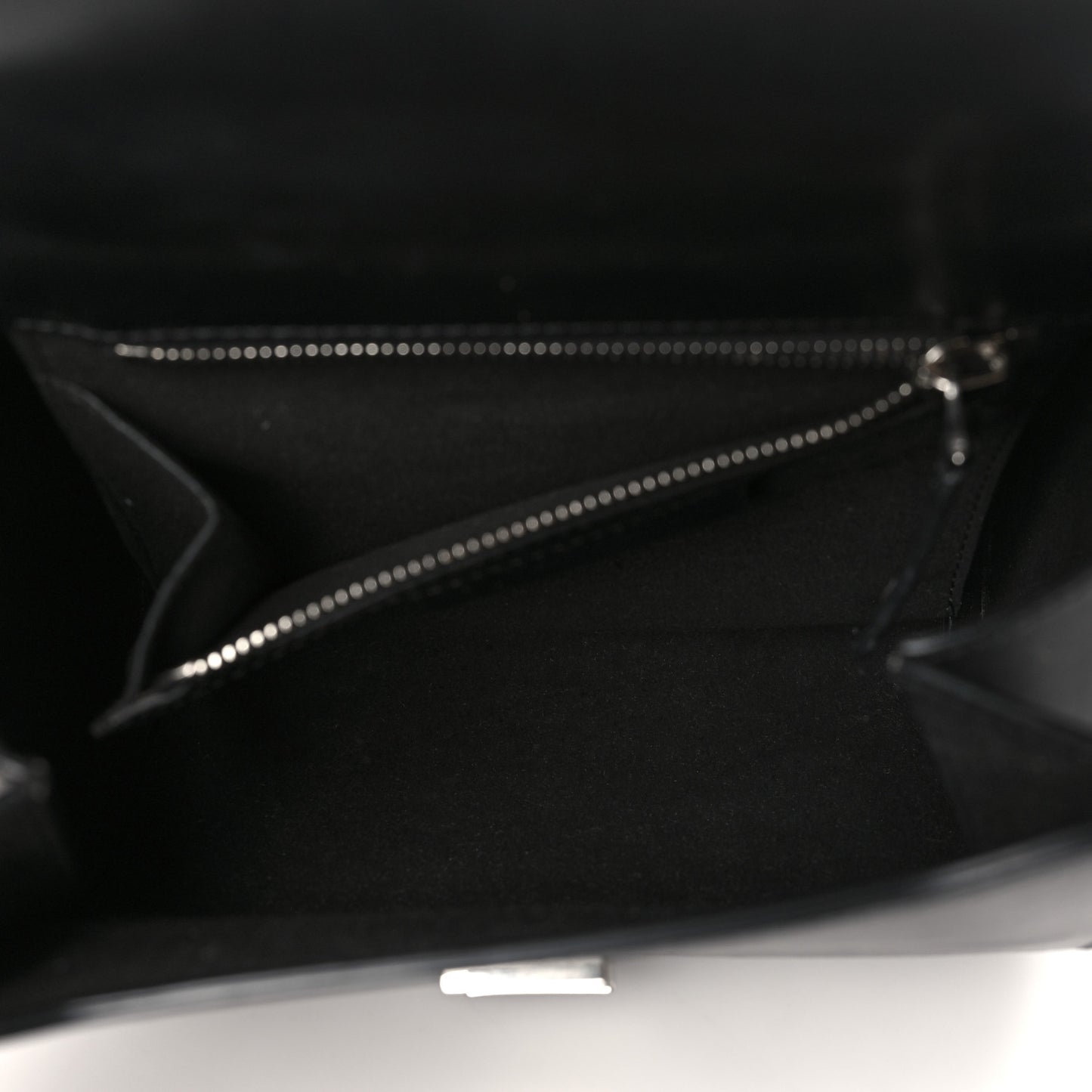 Calfskin Mini Pandora Box Logo Strap Crossbody Bag Black