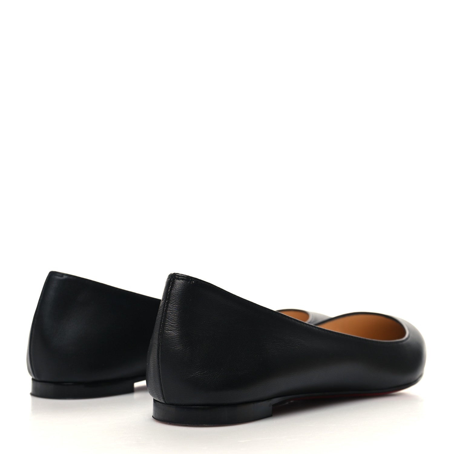 Christian Louboutin Shiny Nappa Ballalla Flats 37 Black 4 of 8