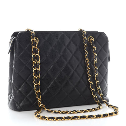 Chanel Caviar Quilted Flap Shoulder Bag Black 3 of 13