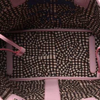 MCM Visetos Medium Liz Reversible Shopper Tote Pink 7 of 13