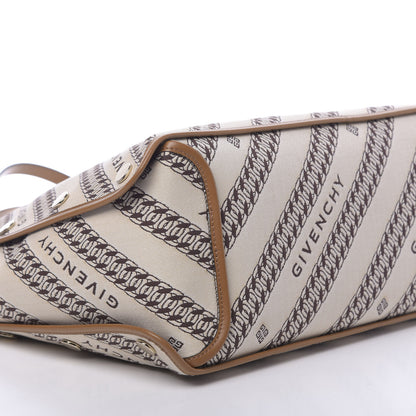 Givenchy Canvas Jacquard Medium Bond Tote Beige 11 of 12