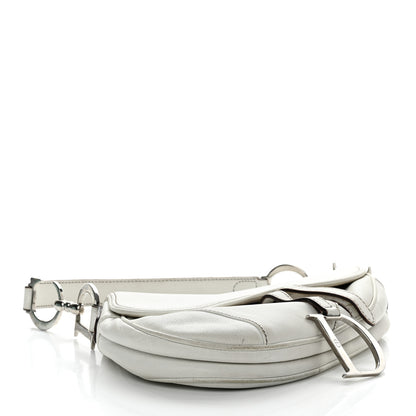 Christian Dior Calfskin Saddle Bag White 4 of 27