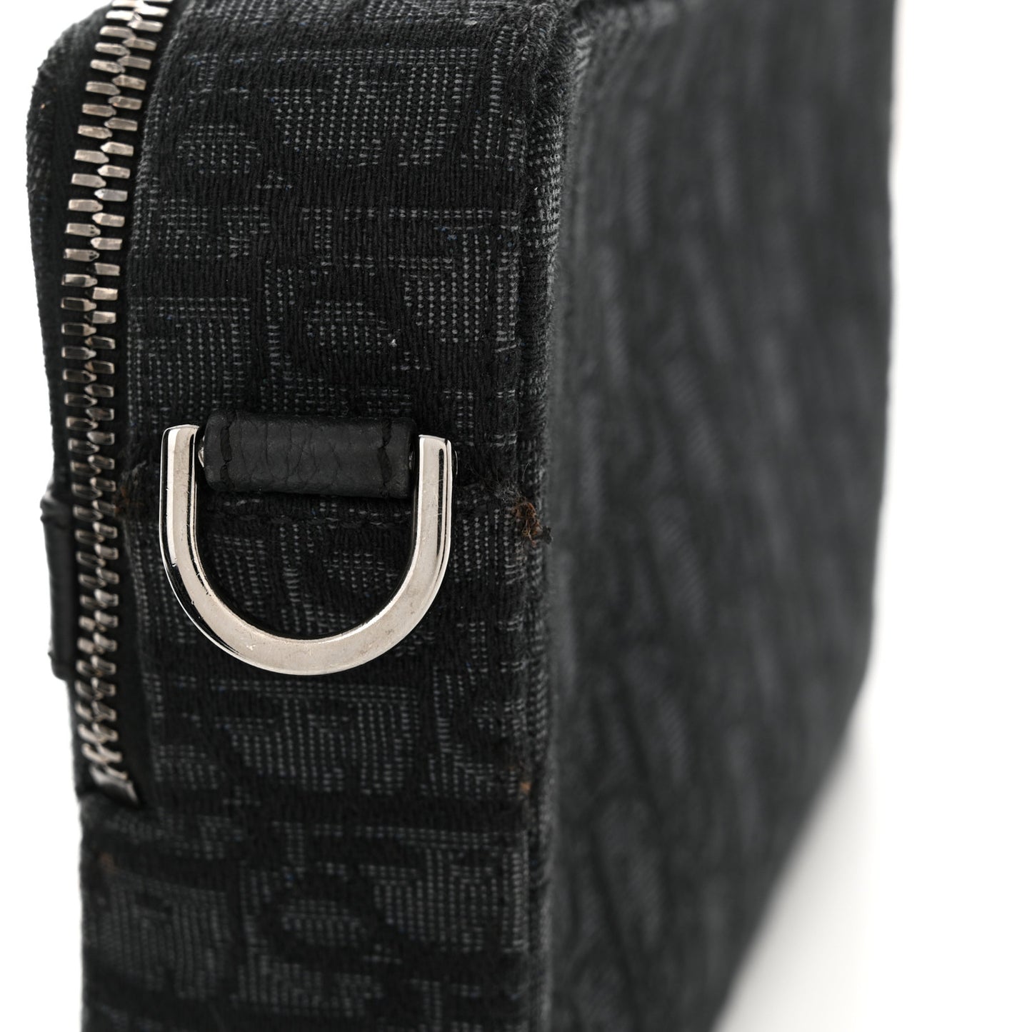 HOMME Oblique Safari Messenger Black