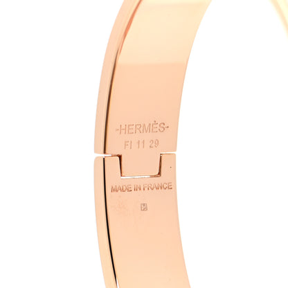 Hermes Enamel Narrow Clic Clac H Bracelet PM White 5 of 6