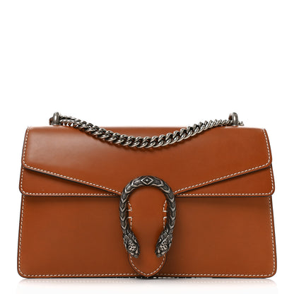 Gucci Calfskin Small Dionysus Shoulder Bag Harness Brown 1 of 11