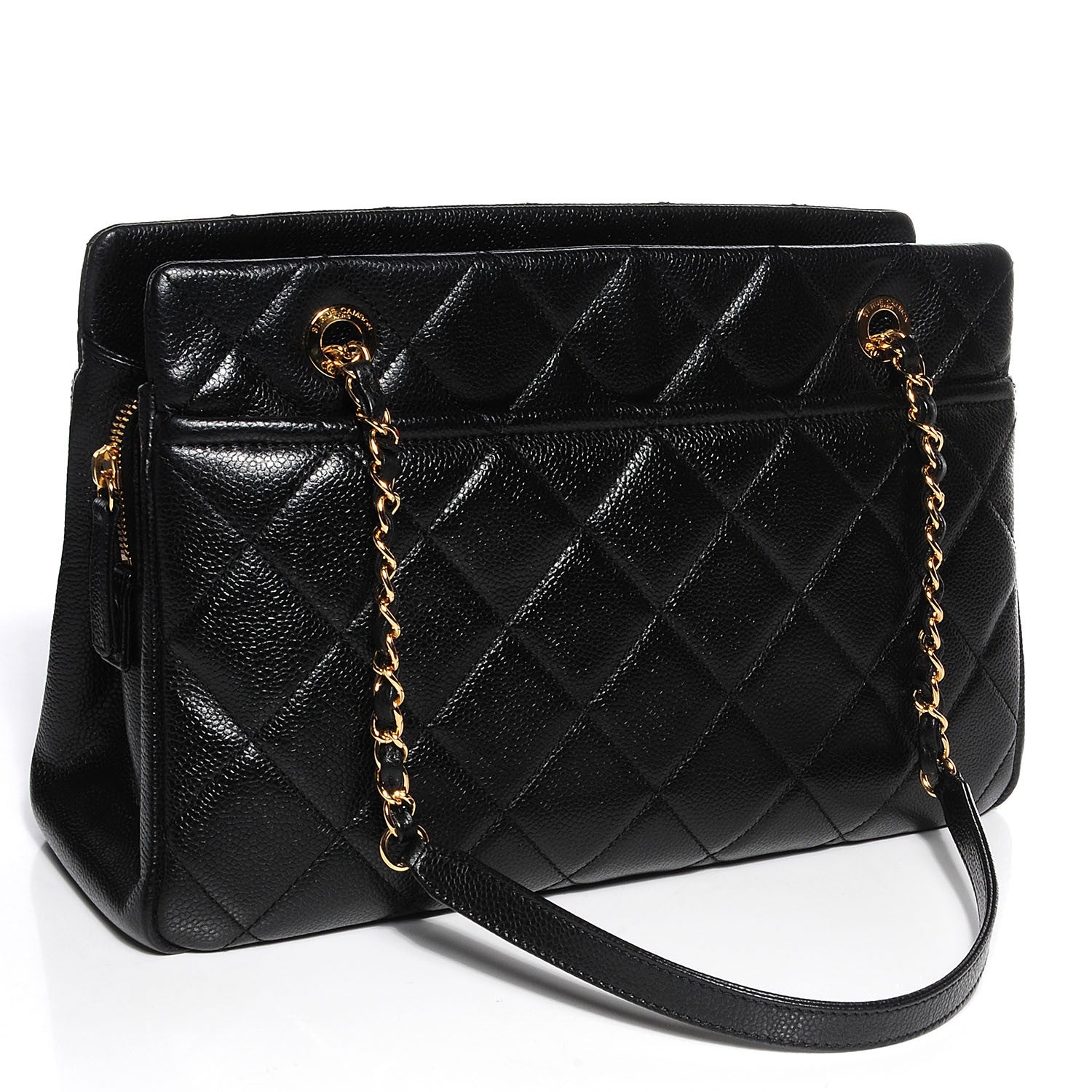Chanel Caviar Timeless CC Shopping Tote Black 3 of 8