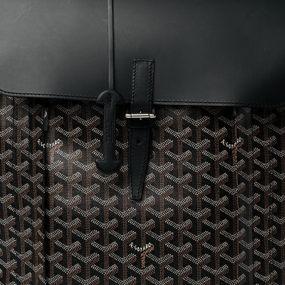 Goyard Goyardine Calfskin Alpin MM Backpack Black 7 of 9