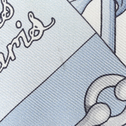 Hermes Silk Cliquetis Twilly Ciel White Menthol 6 of 7