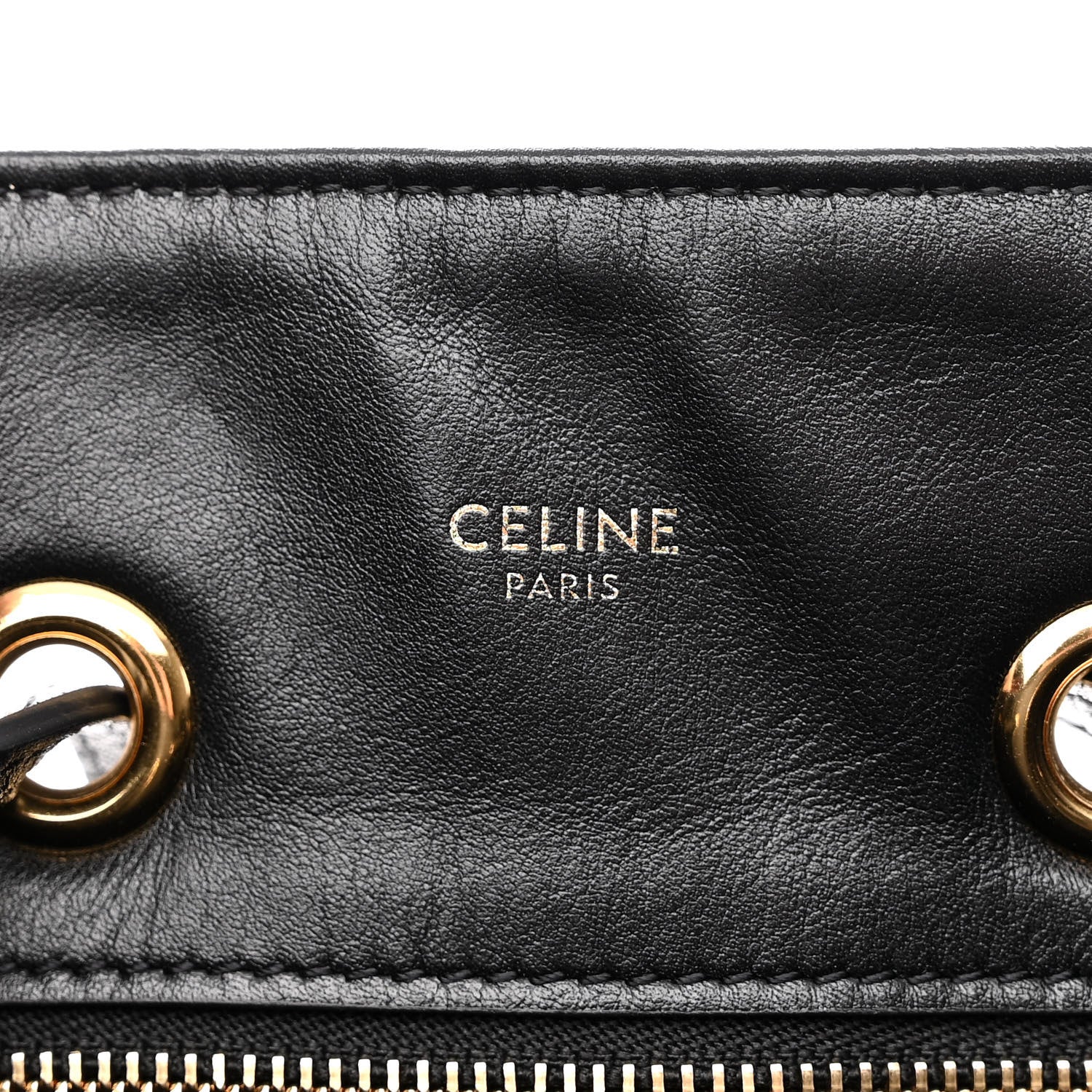 Celine Calfskin Quilted Small C Backpack Black 6 of 10