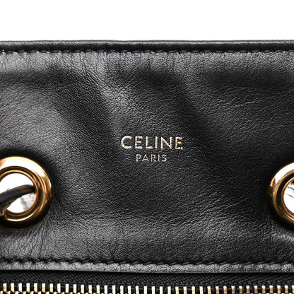 Celine Calfskin Quilted Small C Backpack Black 6 of 10