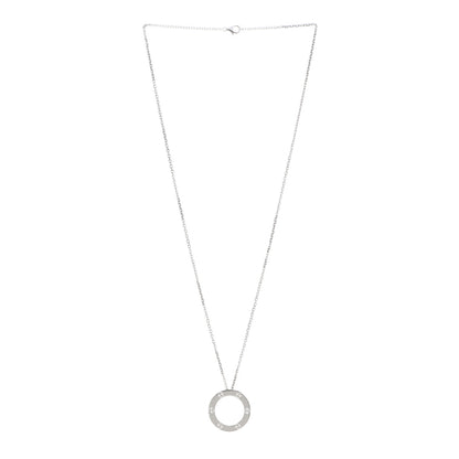Cartier 18K White Gold LOVE Pendant Necklace 3 of 6