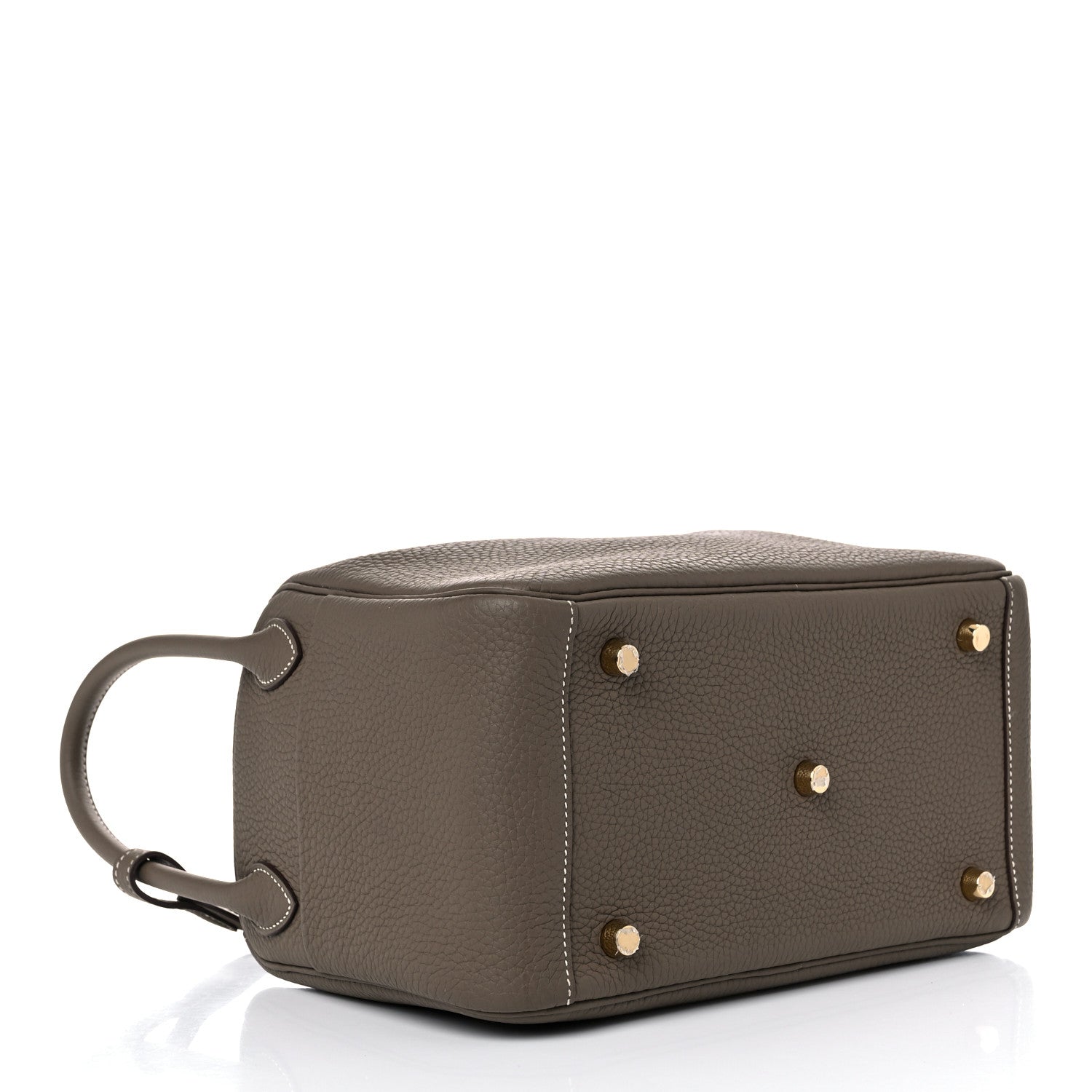 Hermes Taurillon Clemence Lindy 26 Etoupe 4 of 10