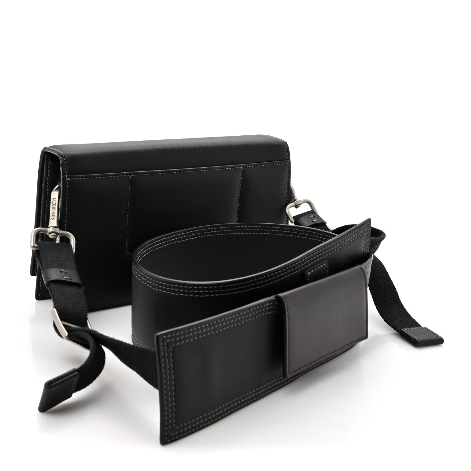 Jacquemus Smooth Calfskin Le Bambino Homme Black 3 of 11