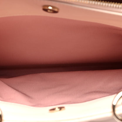 Christian Dior Lambskin Cannage Small Dior Soft Zipped Shopping Tote Light Pink 7 of 13
