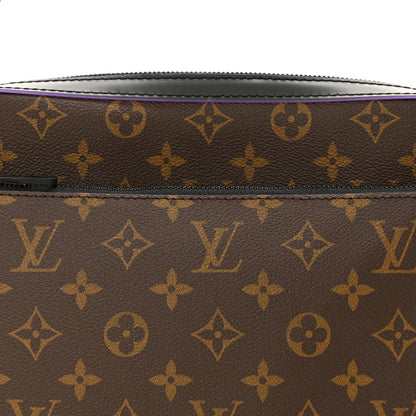 Louis Vuitton Monogram Macassar Trio Messenger Purple 8 of 10