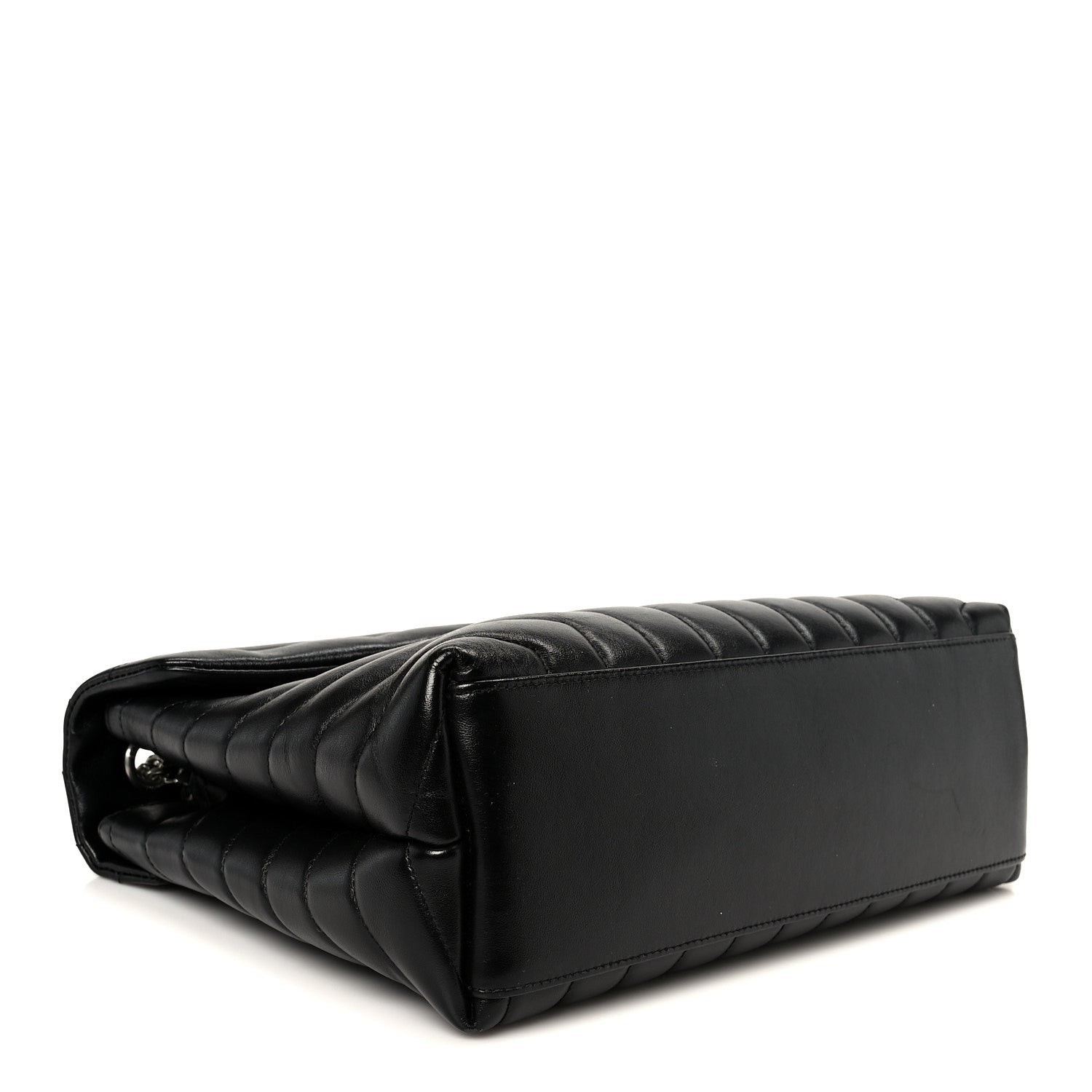Saint Laurent Calfskin Y Quilted Monogram Medium Loulou Chain Satchel Black 3 of 11