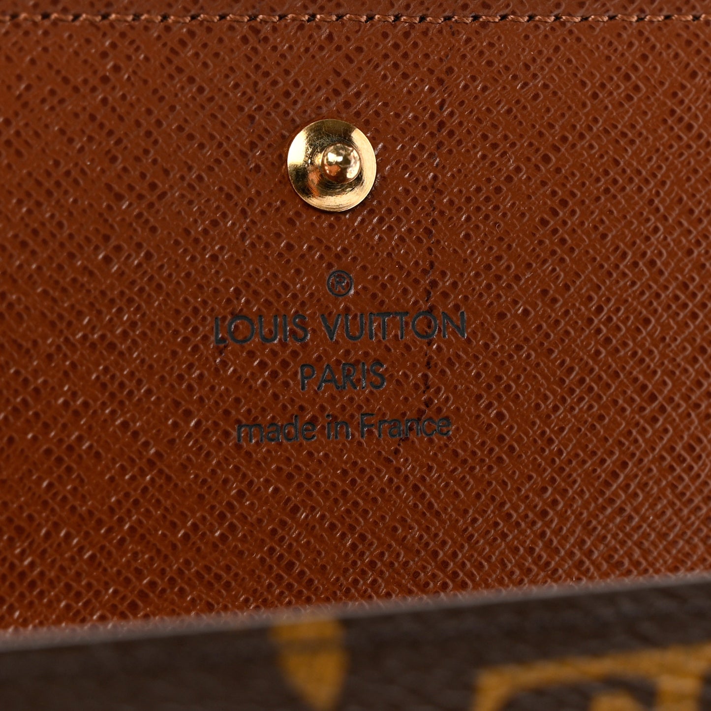 Monogram Porte-Monnaie Billets Cartes Credit Wallet