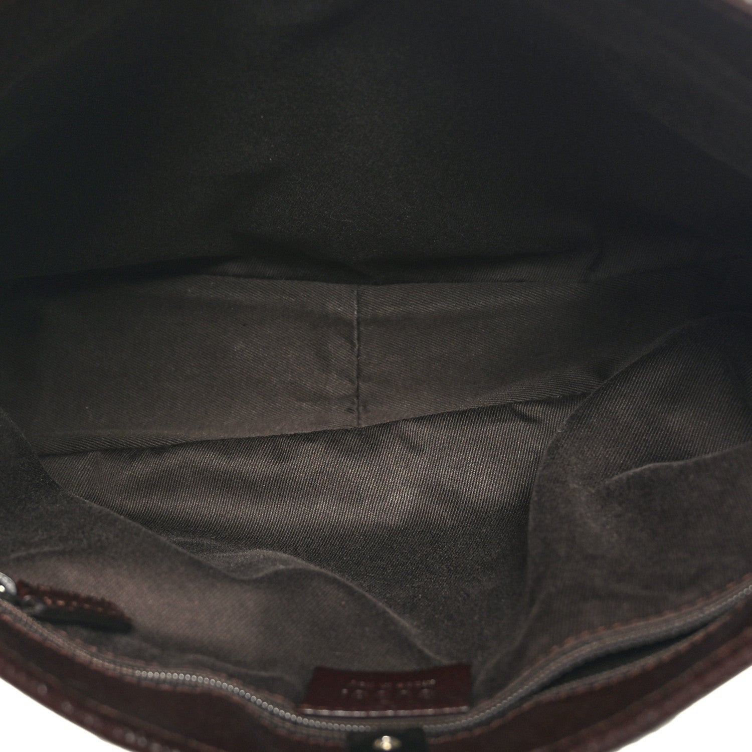 Gucci Monogram Shoulder Bag Dark Brown 5 of 9