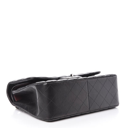 Chanel Lambskin Quilted Jumbo Double Flap Black 5 of 13