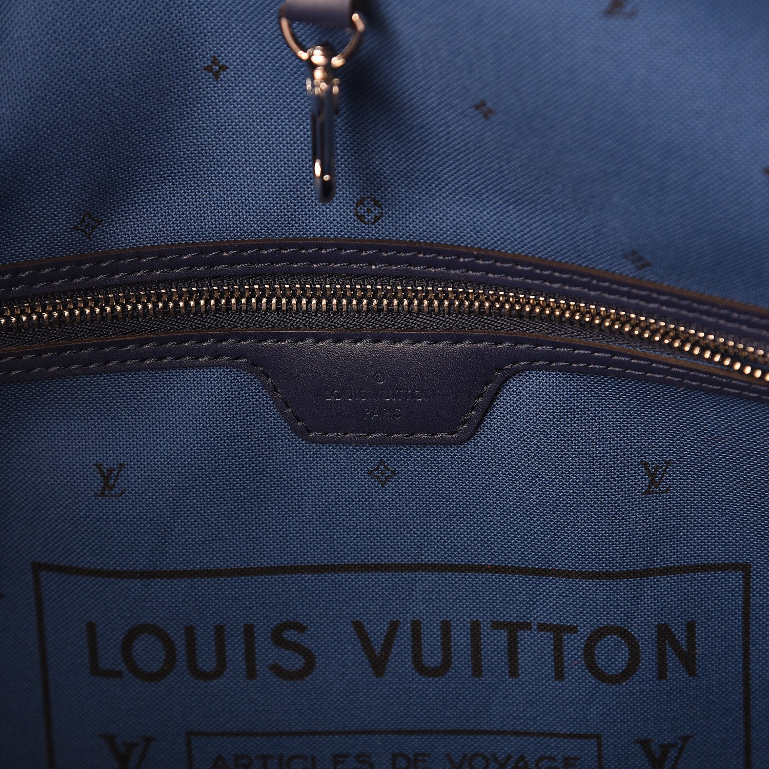 Louis Vuitton Monogram Escale Neverfull MM Blue 5 of 8