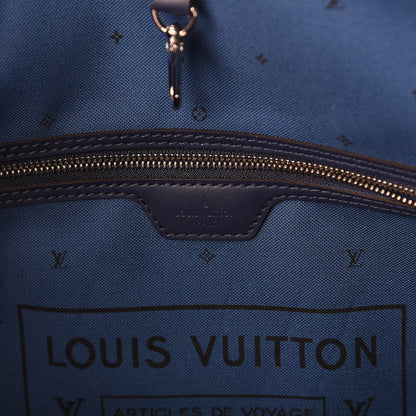 Louis Vuitton Monogram Escale Neverfull MM Blue 5 of 8