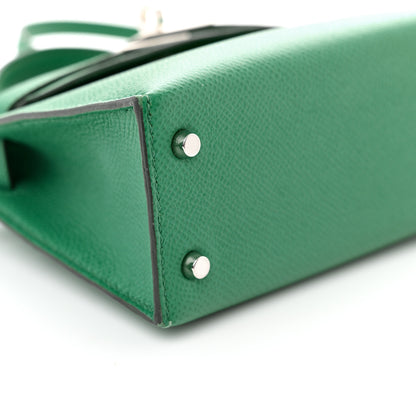 Hermes Epsom Mini Kelly Sellier 20 Vert Jade 8 of 12