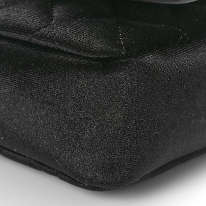 Versace Velvet Quilted Icon Crossbody Bag Black 11 of 11