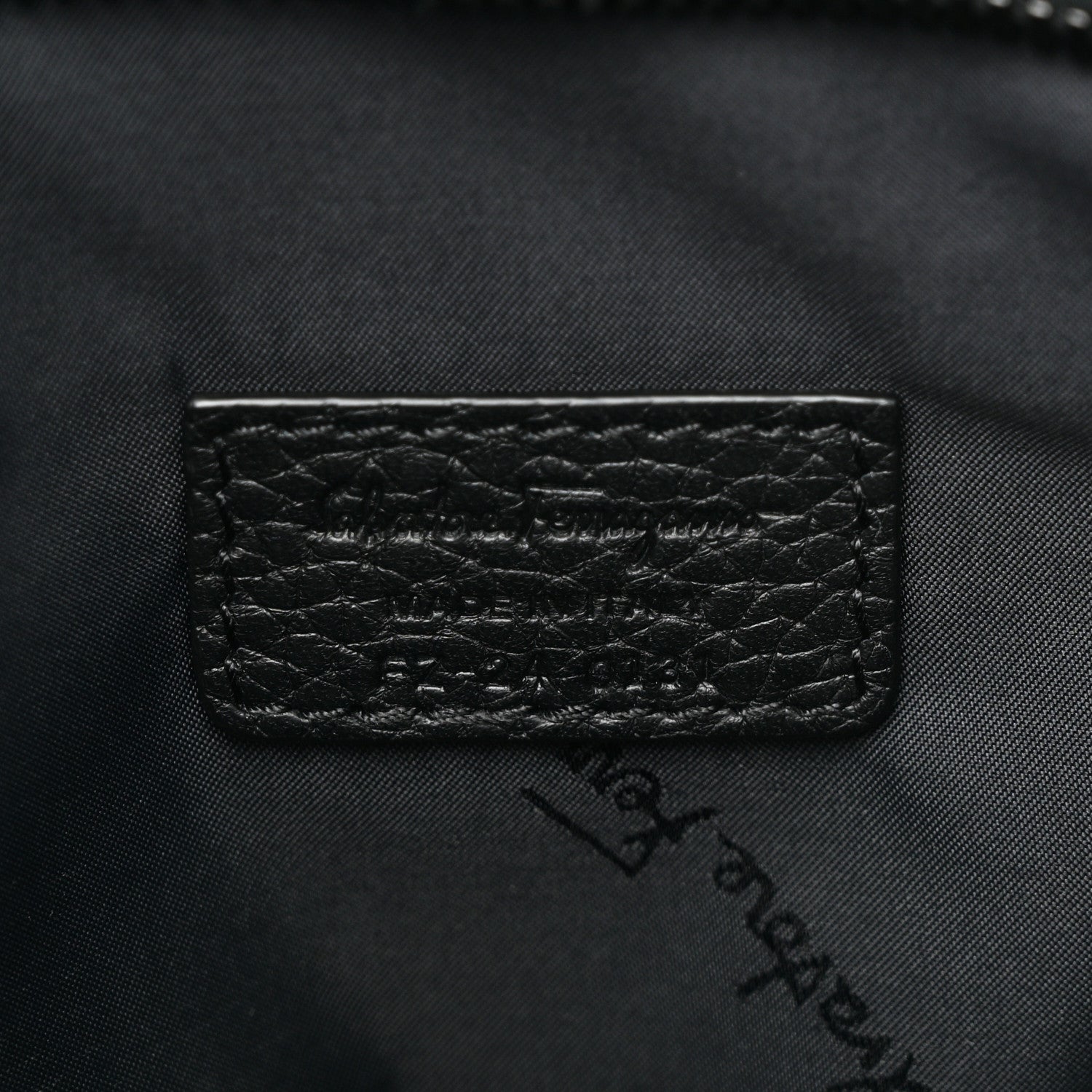 Salvatore Ferragamo Grained Calfskin Messenger Black 6 of 9