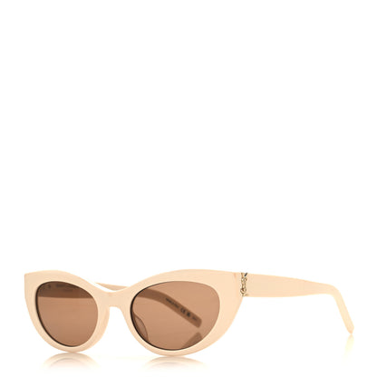 Saint Laurent Cat Eye SL M115 Sunglasses Ivory 1 of 8