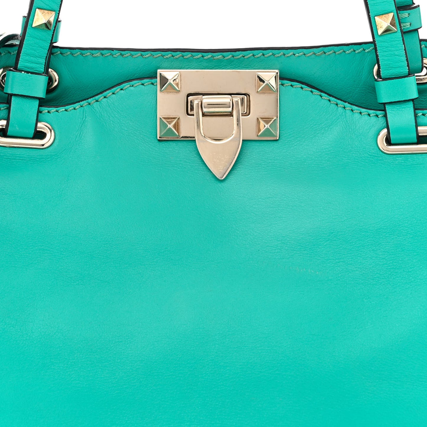 Vitello Small Rockstud Tote Colibri