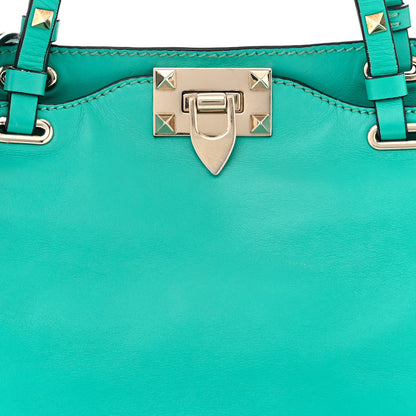 Valentino Garavani Vitello Small Rockstud Tote Colibri 7 of 14