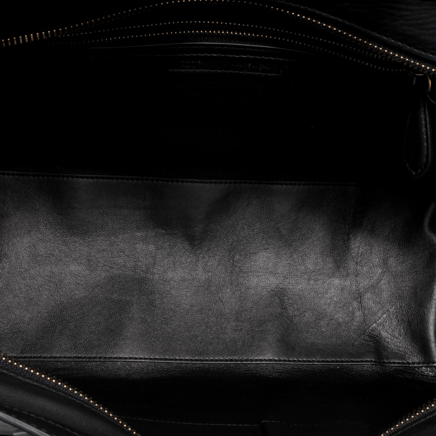 Celine Smooth Calfskin Shoulder Luggage Black 6 of 9