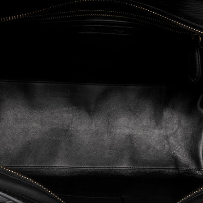 Celine Smooth Calfskin Shoulder Luggage Black 6 of 9
